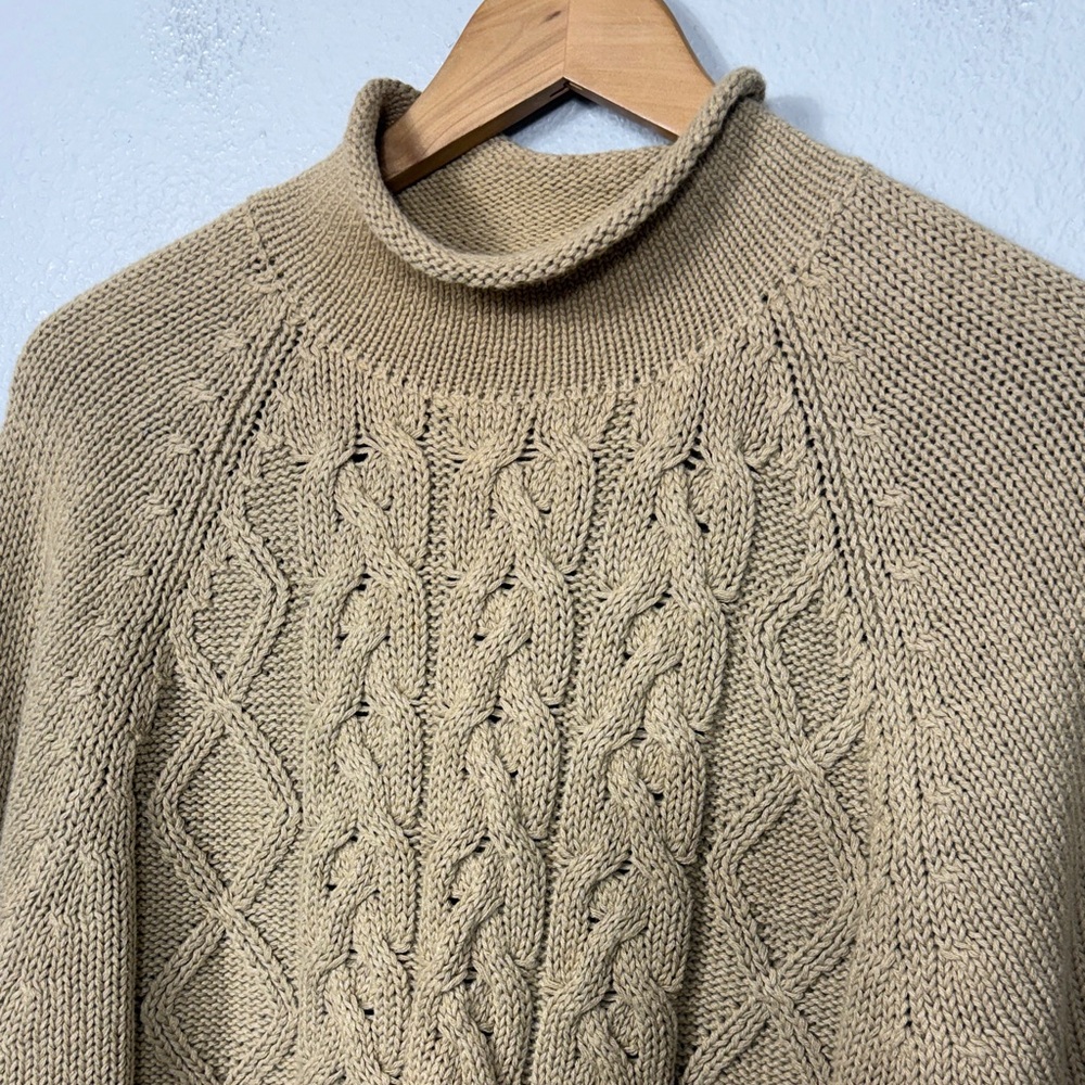 Vintage The‎ Limited Rolled Neck Cable Knit Sweater